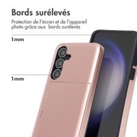 imoshion Coque arrière avec porte-cartes Samsung Galaxy S25 FE - Rose Doré