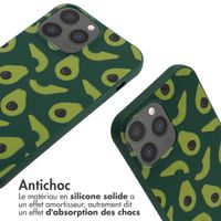 imoshion Coque design en silicone avec cordon iPhone 13 Pro Max - Avocado Green