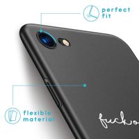 imoshion Coque Design iPhone SE (2022 / 2020) / 8 / 7 - Fuck Off - Noir