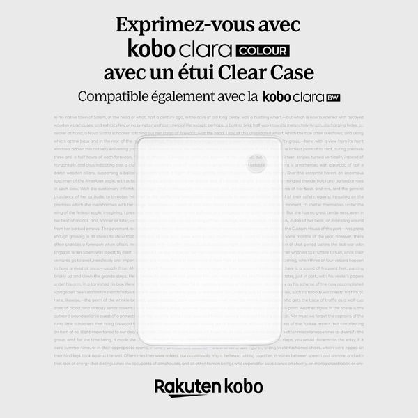 Kobo Coque Clear Kobo Clara Colour / BW - Clear