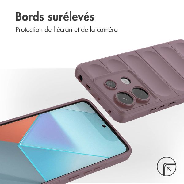 imoshion Coque arrière EasyGrip Xiaomi Redmi Note 13 Pro (5G) - Violet