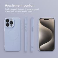 imoshion Coque Couleur avec MagSafe Apple iPhone 15 Pro Max - Lila