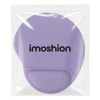 imoshion Tapis de souris ergonomique - Tapis de souris avec repose-poignet - 30 x 25 cm - Lilas