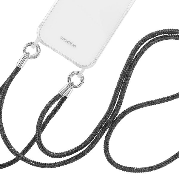 imoshion Set de cordons pour téléphone avec paillettes – Noir