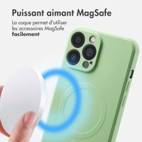 imoshion Coque Couleur avec MagSafe Apple iPhone 13 Pro Max - Vert