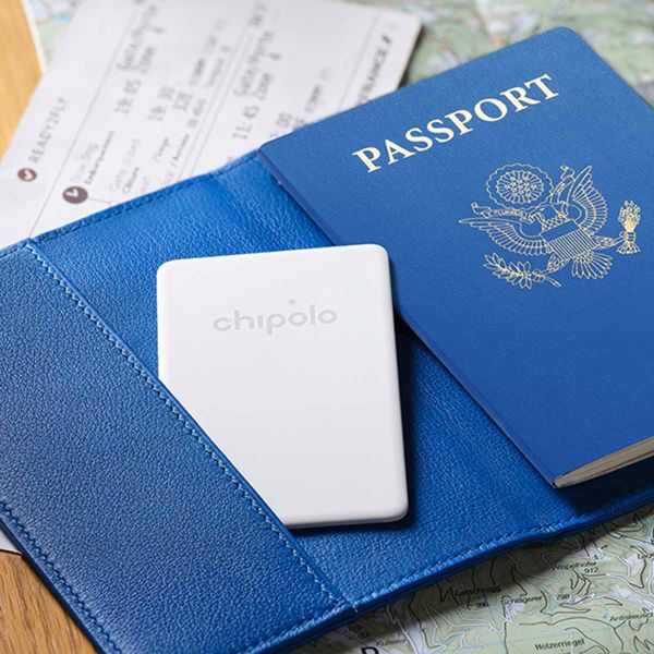 Chipolo CARD Point - Traceur GPS pour Android - 1 pack - Blanc