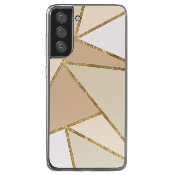 imoshion Coque design pour Samsung Galaxy S21 FE - Graphic Beige