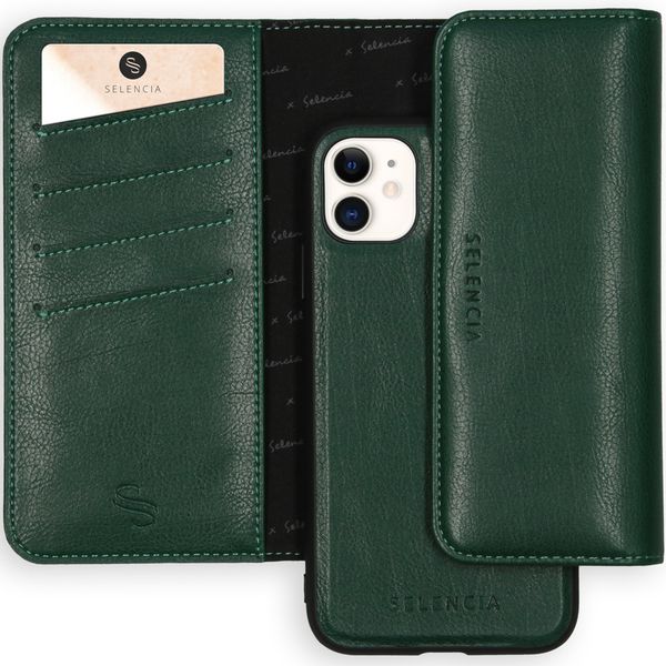 Selencia Pochette amovible en cuir végétalien Eny iPhone 11 - Vert