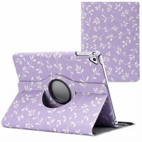 imoshion Coque tablette Design rotatif à 360° Apple iPad 6 (2018) 9.7 pouces / iPad 5 (2017) 9.7 pouces / Air 2 (2014)/Air 1 (2013) - Lavender Flowers