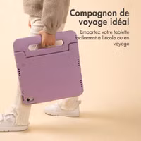 imoshion Coque kidsproof avec poignée Samsung Galaxy Tab A11 Plus / A9 Plus - Lila