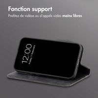 Étui de téléphone portefeuille Slim Motorola Edge 70 Fusion - Noir