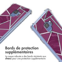 imoshion Coque Design avec cordon Samsung Galaxy S9 - Bordeaux Graphic