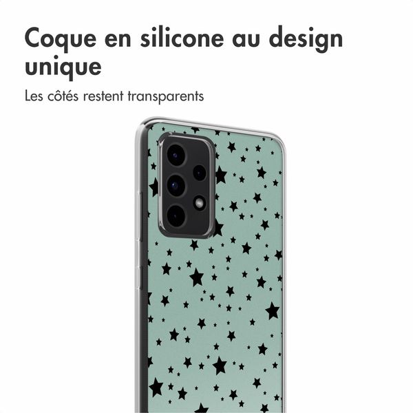 imoshion Coque Design Samsung Galaxy A52(s) (5G/4G) - Stars Mint