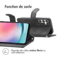 imoshion Etui de téléphone portefeuille avec cordon Samsung Galaxy A25 (5G) - Noir