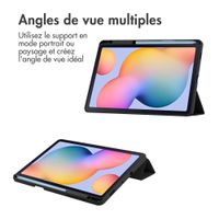 imoshion Coque tablette rigide Trifold Samsung Galaxy Tab S6 Lite (2020/2022/2024) - Noir