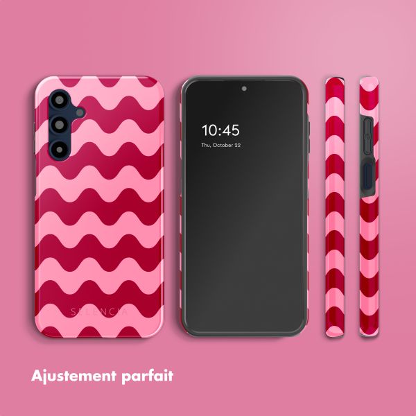 Selencia Coque arrière Vivid Tough Samsung Galaxy A16 - Wave Vibes Lipstick