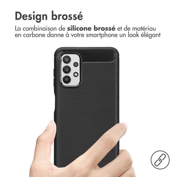 imoshion Coque Brushed Samsung Galaxy A32 (5G) - Noir