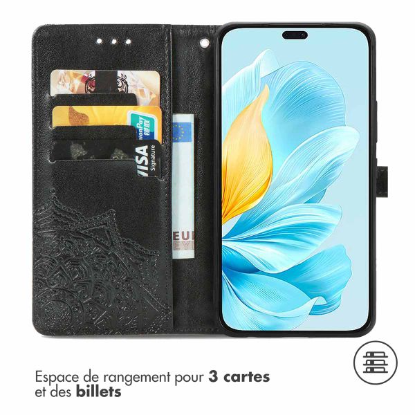 imoshion Etui de téléphone portefeuille Honor 200 Lite - Noir