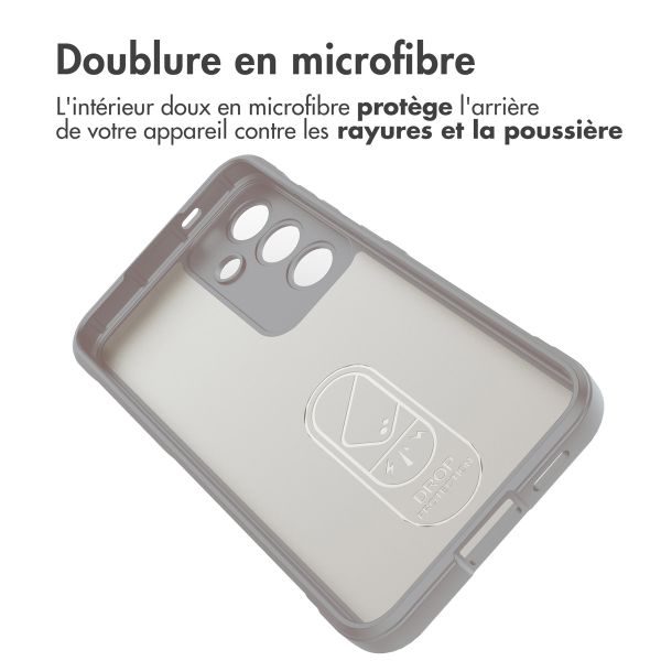 imoshion Coque arrière EasyGrip Samsung Galaxy S24 Plus - Gris