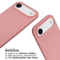 imoshion Coque en silicone avec cordon Apple iPhone Air - Sand Pink