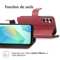 imoshion Étui de téléphone portefeuille Luxe Samsung Galaxy A26 - Rouge