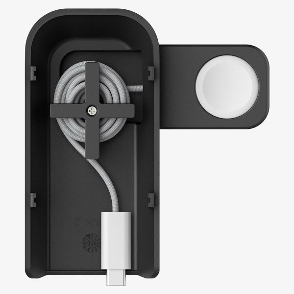 Spigen OneTap Pro | Station de charge sans fil 3-en-1 - Compatible avec MagSafe iPhone + AirPods + Apple Watch