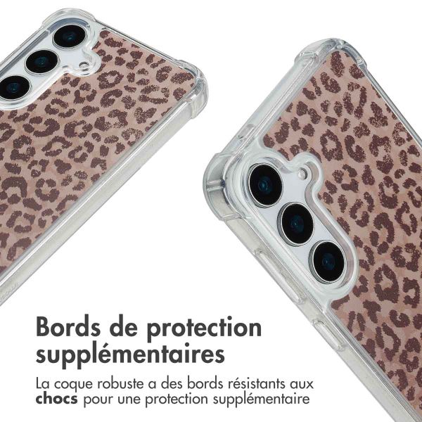 imoshion Coque Design avec cordon Samsung Galaxy S25 - Leopard Mood