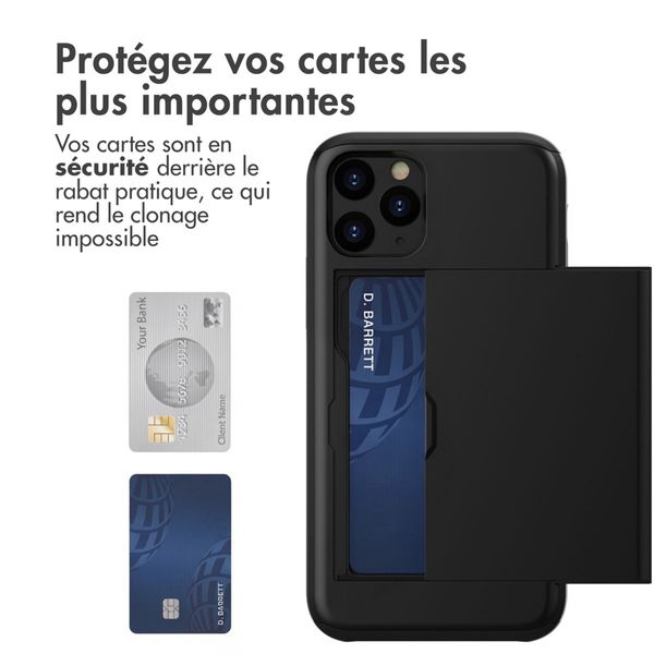 imoshion Coque arrière avec porte-cartes Apple iPhone 11 Pro - Noir