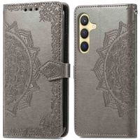 imoshion Etui de téléphone portefeuille Mandala Samsung Galaxy S24 - Gris