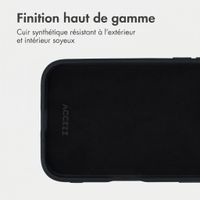 Accezz Coque arrière Edge avec MagSafe Apple iPhone 15 - Noir