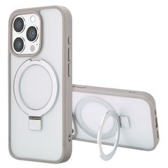 Accezz Coque Ring Stand avec MagSafe Apple iPhone 15 Pro - Gris