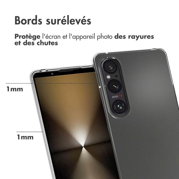 Accezz Coque Clear Sony Xperia 1 VI - Transparent