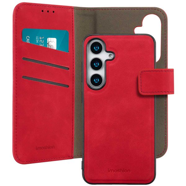 imoshion Etui de téléphone de luxe 2-en-1 amovible Samsung Galaxy S25 - Rouge