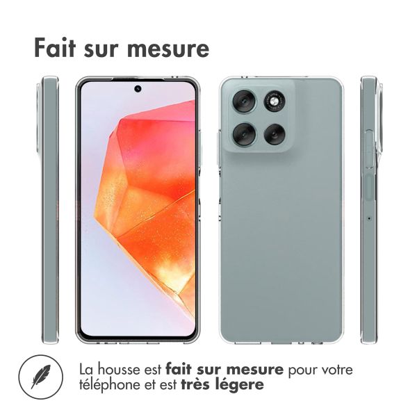 Accezz Coque Clear Motorola Moto G56 - Transparent