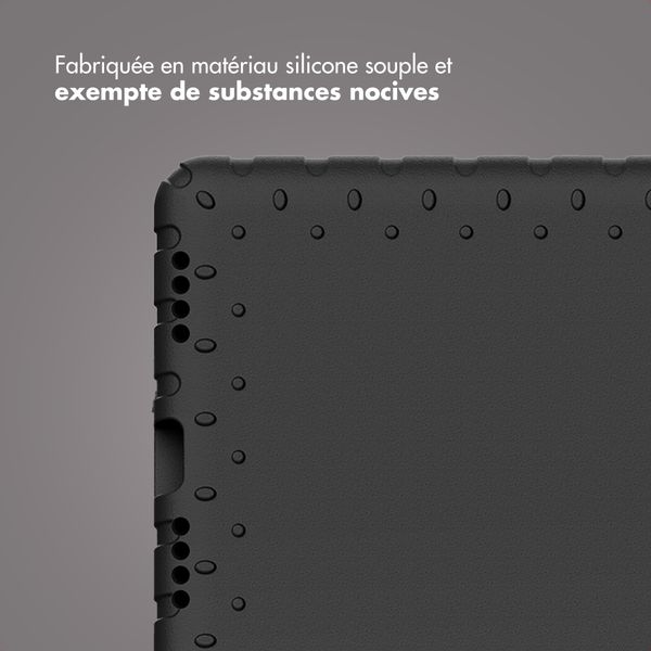 imoshion Coque kidsproof avec poignée Apple iPad 11 (2025) 11 pouces A16 / iPad 10 (2022) 10.9 pouces - Noir