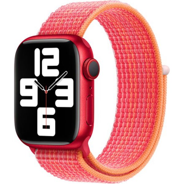 Apple 3 Pack Bracelet Sport Loop pour Apple Watch | 38/40/41/42 mm - Soft Mint / (Product)RED / Ocean Blue