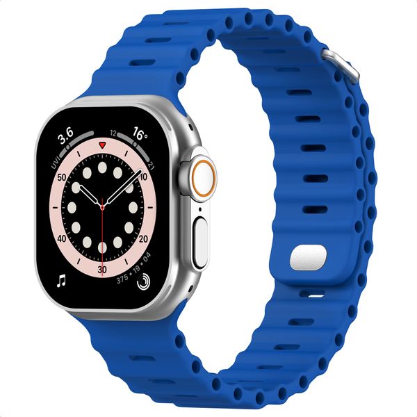 Accezz Bracelet Ocean Apple Watch Series 1 - 9 / SE (38/40/41 mm) | Series 10 / 11 (42 mm) - Royal Blue