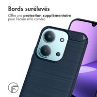 imoshion Coque Brushed Xiaomi Redmi 15C (5G) - Bleu foncé