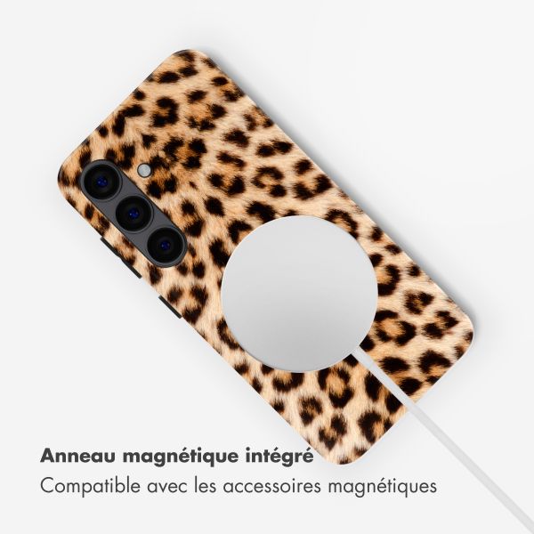 Selencia Coque arrière Vivid avec MagSafe Samsung Galaxy S24 - Wild Leo