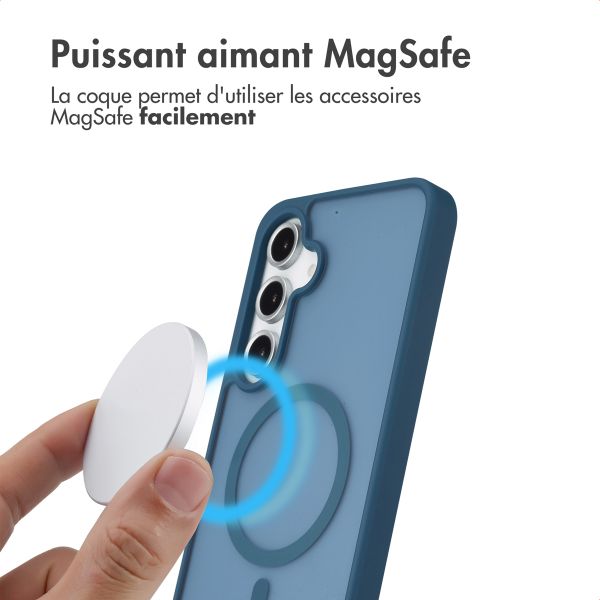 imoshion Coque Color Guard avec MagSafe Samsung Galaxy S24 FE - Bleu foncé