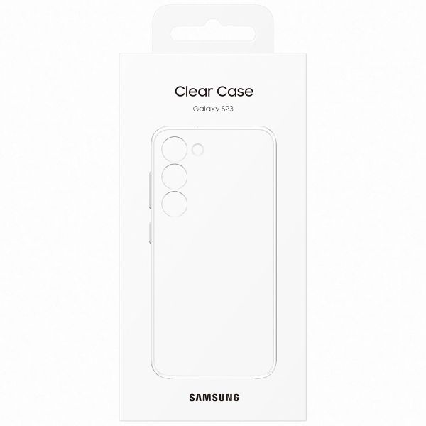 Samsung Original Coque rigide Clear Samsung Galaxy S23 - Transparent