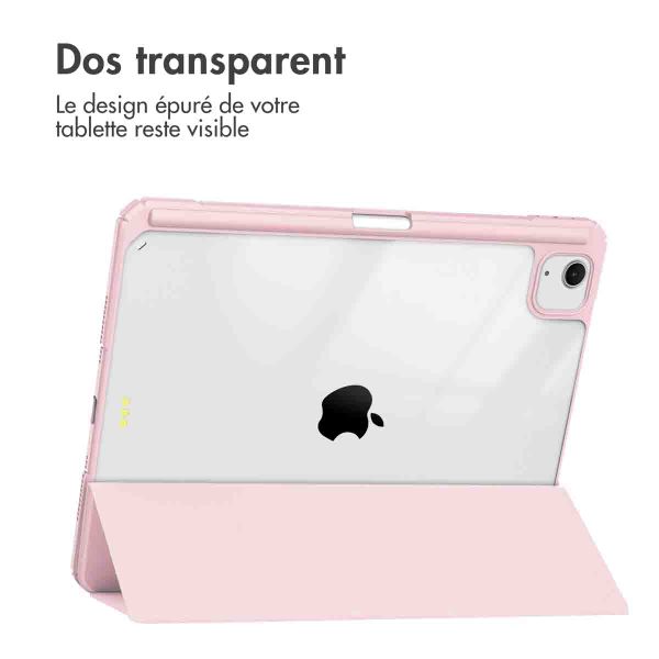 imoshion Coque tablette rigide Trifold Apple iPad Air 13 pouces (2025) M3 / (2024) M2 - Rose