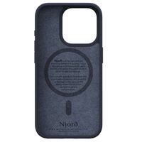 Njorð Collections Coque Salmon Leather MagSafe iPhone 15 Pro - Black