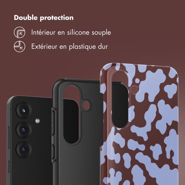 Selencia Coque arrière Vivid Samsung Galaxy S25 - Moo'd Lavender Glow