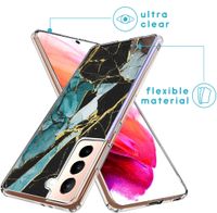 imoshion Coque Design Samsung Galaxy S21 FE - Shattered Blue Marble