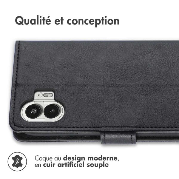 imoshion Étui de télephone portefeuille Nothing Phone (2) - Noir