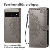 imoshion Etui de télephone Mandala Google Pixel 7 Pro - Gris