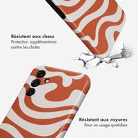 Selencia Coque arrière Vivid Samsung Galaxy A15 (5G/4G) - Dream Swirl Orange