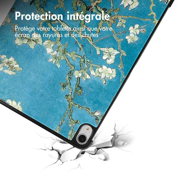 imoshion Coque tablette Design Trifold Apple iPad Air 13 pouces (2025) M3 / (2024) M2 - Green Plant