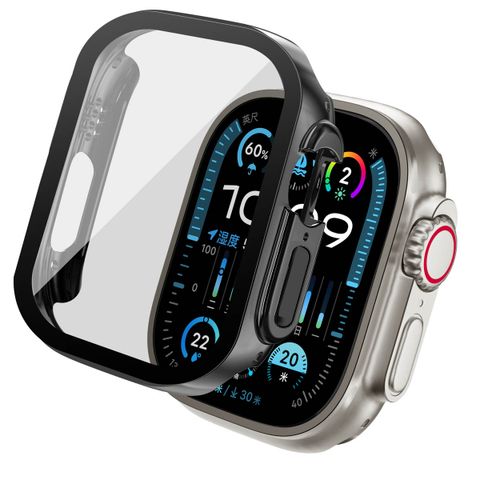 imoshion Coque rigide à couverture complète Apple Watch Ultra / Ultra 2 - 49 mm - Noir